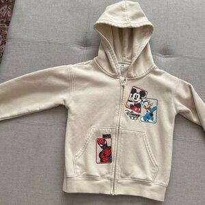 H&M zip-up Disney hoodie